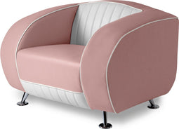 Bel Air Retro Fauteuil SF-01CB Dusty Rose