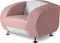 Bel Air Retro Fauteuil SF-01CB Dusty Rose