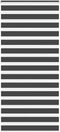 vidaXL - Zebra - rolgordijn - 100x230 - cm - stofbreedte - 95,9 - cm - zwart