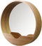 Zuiver Round Wall Spiegel/ Wandspiegel Rond 60 cm Hout - Bruin