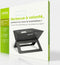 Livoo Opvouwbare Draagbare Houtskoolbarbecue | Zwart Staal | 44,5 x 28,5 cm