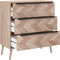 vidaXL - Finori - Finori - Dressoir - Lusk - 03A - 80x38,5x87 - cm - sonoma - eikenkleurig