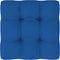 vidaXL - Palletkussen - 60x60x12 - cm - stof - koningsblauw