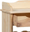 vidaXL - Wijnrek - 90x60x30 - cm - Massief - Dennenhout