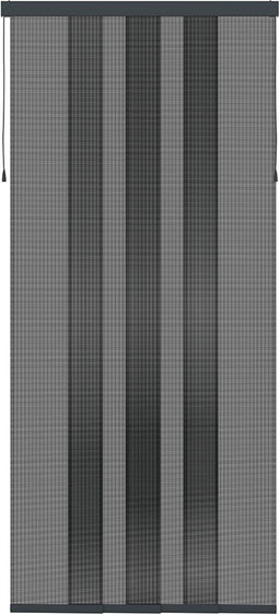 Livn Lamellenhor Deur Plus - Schuifbaar 95x235cm - Inkortbaar voor deuropening 90x230cm - Antraciet