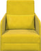 vidaXL - Ligbed - Sofa - 2-in-1 - Geel - 65x80x83 - cm - Velours