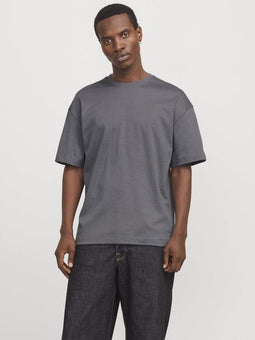 JACK&JONES JJEURBAN EDGE TEE SS O-NECK NOOS - Heren T-shirt - Maat L - Grijs