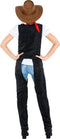 dressforfun Wild Amber - vrouwenkostuum cowgirl - vest met kunstleder - XXL
