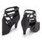 LASCANA Vegan Laarsjes met Cut-Outs – Zwart – Maat 40