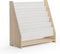 O'Liv Kinderboekenrek - Kinderboekenkast - Massief Hout + Katoen - W90 x D35 x H85 cm