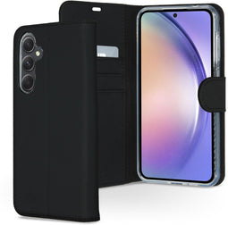 Accezz Samsung Galaxy A55 (5G) - Wallet Softcase Bookcase - 3 Pashouders - Zwart