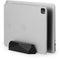 Oakywood Dual Laptop Dock - Zwart Massief Eiken - Echt Hout Verticale MacBook/Laptop/Tablet Standaard - Clean Desk Design