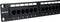 Phasak PU 2421 - Patch Panel - 24 UTP-Poorten Cat 6 - Zwart
