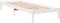 vidaXL - Bedframe - extra - lang - zonder - matras - grenenhout - wit - 100x210 - cm