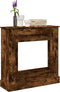 vidaXL - Haardombouw - 90x30x90 - cm - bewerkt - hout - gerookt - eikenkleurig