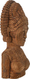 J-Line decoratie Buste Vrouw Mango - hout - naturel