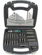 Brüder Mannesmann M54375 - Boor- en bitset 74-delig - Metalen bits en boren - Zwart en grijs (1 set)