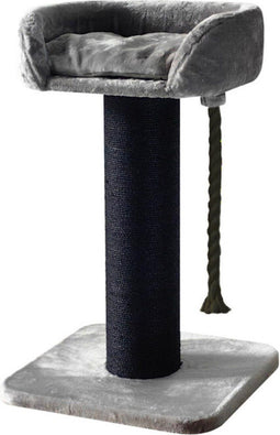 Boony Krabpaal Cylen XXL - Krabpaal 100 cm - Zwart sisal - Grijs - Zwart