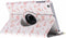 Tablet Hoes Geschikt voor iPad Mini 1 (2012) / iPad Mini 2 (2013) / iPad Mini 3 (2014) - 360° Draaibare Design Bookcase - Wit / Roze /Flamingo