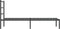 vidaXL - Bedframe - met - hoofdbord - metaal - zwart - 90x190 - cm