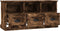 vidaXL - Tv-meubel - 100x35x50 - cm - bewerkt - hout - gerookt - eikenkleurig