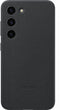 Samsung Galaxy S23 - Leather Cover - Krasbestendig - Zwart