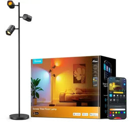 Govee Tree - Vloerlamp - RGBWW met 3 verstelbare lampkoppen - Multi-color