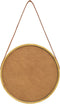 vidaXL - Wandspiegel - met - band - 40 - cm - goudkleurig