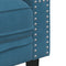 vidaXL - Driezitsbank - Chesterfield-stijl - met - bolsters - fluweel - blauw