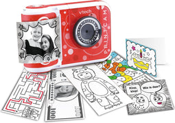 VTech KidiZoom PrintCam - Kindercamera met Printfunctie - Rood