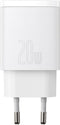 Baseus CCXJ-B02 - Compact Oplader - 20W Snelladen met USB-A en USB-C - Wit