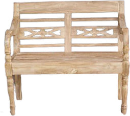 Livingfurn - Tuinbank Stations Bench - 45x100x75 - Teakhout