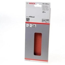 Bosch - Schuurbladset 10-delig 93 x 230 mm Korrel 180 (10 stuks)