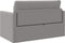 vidaXL - Vloersofa - Bed - 2-in-1 - Cloud - Grijs - 124x71x78 - cm - Stof