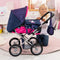 Bayer - Poppenwagen City Star - Blauw en Roze
