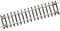H0 Roco RocoLine (zonder ballastbed) 42411 Rechte rails 119 mm 12 stuk(s)