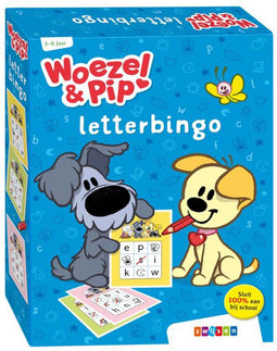 Zwijsen Letterbingo, Woezel en Pip. 3+