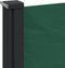 vidaXL - Tuinscherm - uittrekbaar - 140x600 - cm - donkergroen