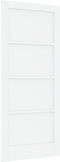 vidaXL - Interne - Deur - 'ORKDAL'Wit - 86x198,5x4 - cm - Massief - Vurenhout