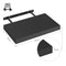 eSituro SWS0260 zwevende wandplank - wandrek - zwart mat MDF - 40 x 23 x 3,8 cm - draagkracht 10 kg