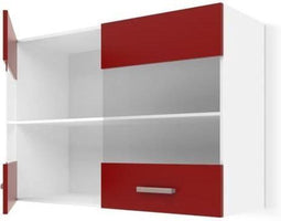 Keukenmeubilair Rood PVC Kristal Plastic Melamine 80 x 31 x 55 cm