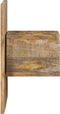 vidaXL - Nachtkastje - 50x27x50 - cm - massief - ruw - mangohout