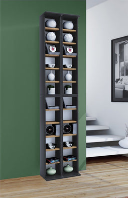 VCM Houten CD DVD standaard Legbord Opbergrek Almera Houten CD DVD standaard Legbord Opbergrek Almera