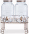 Cosy&Trendy Sapdispenser set op standaard - 2x 3,5 liter