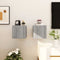 vidaXL - Tv-wandmeubelen - 2 - st - 30,5x30x30 - cm - grijs - sonoma - eikenkleurig