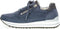Gabor Sneaker 46.528.26 - Wijdte H - Rits en vetersluiting - River Marine Blauw Suède