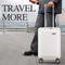 Nohrd Handbagage Koffer 35 L - Trolley Lichtgewicht - Dubbele TSA Slot - Ivoor