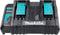 Makita DC18SH - Accu Duolader - Voor 2 accu's 14,4V - 18V Li-Ion - 199687-4
