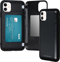 iMoshion Hoesje Geschikt voor iPhone 11 Hoesje Met Pasjeshouder - iMoshion Backcover met pashouder - Zwart
