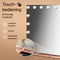 Mirlux Hollywood Spiegel 80x60CM - 2 Bluetooth Speakers - Dimbaar LED Licht - 10x Zoom - Rosé Goud